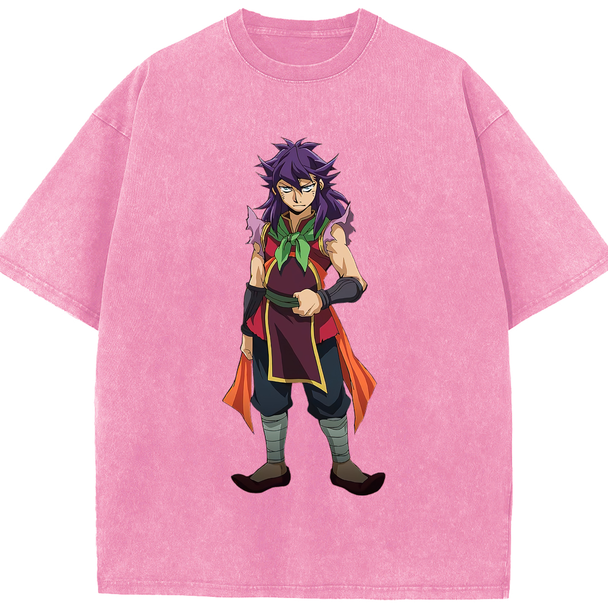 （画像用） 遊☆戯☆王 Yu-Gi-Oh! 綿100% ヴィンテージ風 半袖Tシャツ（フロントプリント）